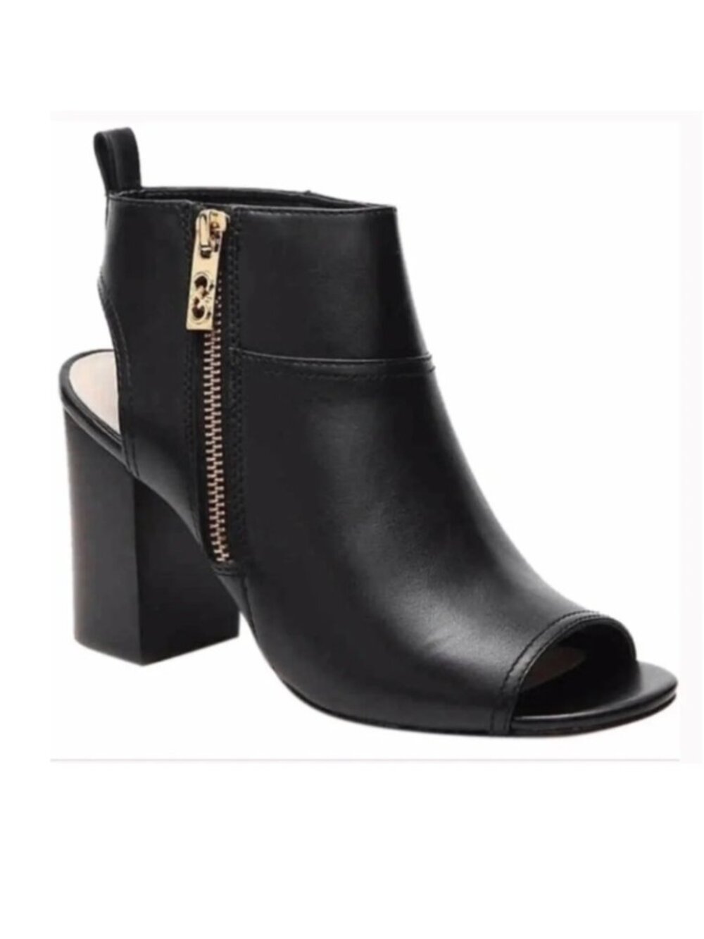 Cole Haan Bootie Sandals Women's Black Leather Size 8